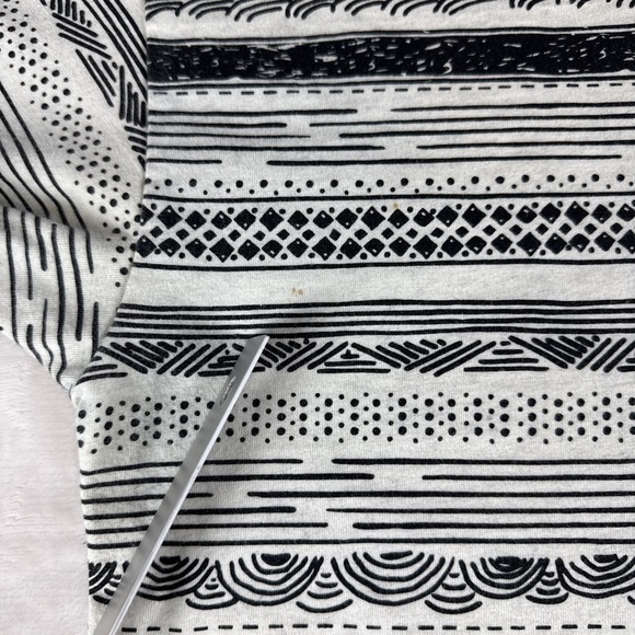 10.Deep Nightwork T-Shirt Mens XL Graphic Stripe Tee White Black Skate Retro - Picture 7 of 7